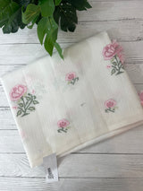 Silky kota embroidery saree MSK654