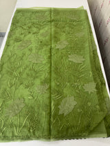 Soft organza saree with applique and thread work - MSH956
