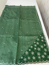 Cutwork Semi tussar saree MTSS680