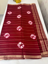 Banarasi Weaving Dola Silk Saree MS7611 Maroon