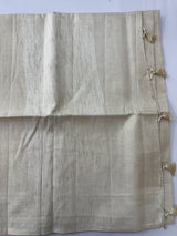 Soft silk saree with thread borders  MSG6162(3) PearlCream