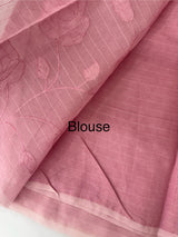 NetKota Applique work saree  MSH198 - Pink
