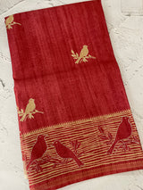 Printed Blended tussar saree - MS8635