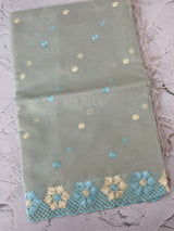 Soft Tissue kota embroidery saree MSK4660