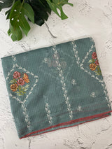 Silky kota saree with embriodery MS2450