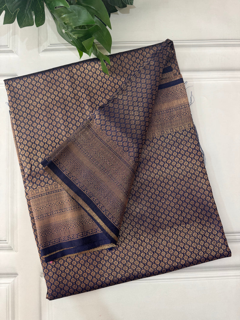 Banarasi soft silk saree MKSS1551 DarkBlue