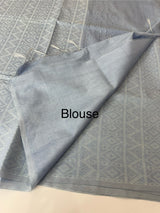 Bhagalpuri Semi tussar saree MS871 - PowderBlue