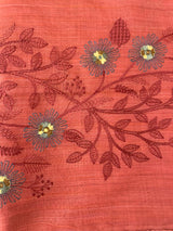 Soft silk cotton saree with embriodery MS8678