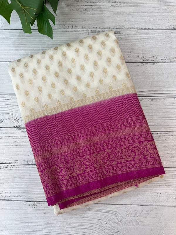 Semi banarasi Georgette saree - MSB8976