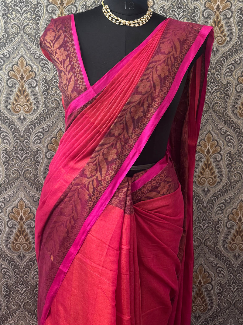 Soft Tissue mix soft Silk Saree BSTMCM