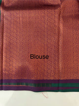 Brocade semi silk saree MS67443