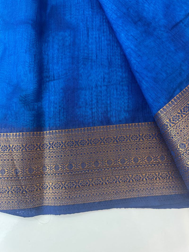 Tie & Dye Jute silk sarees  MJL987