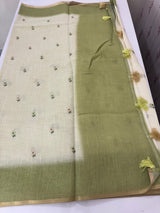 Ombre semi Linen Saree - MSL1514 (2)