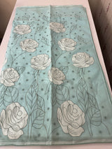 Soft Kota Chanderi saree with applique work MSH223