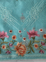 Silky kota embroidery saree MSK4331