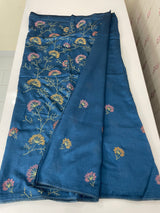 Vichithra soft silk saree with embroidery MSV675