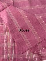 Bhagalpuri Semi tussar saree MS799 OnionPink