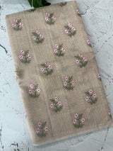 Netkota embriodery saree MS1496 PastelMauve