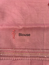 Handworked Tissue silk saree FBLK162