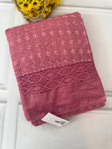 Kota silk Hakoba saree with crochet border MS6712