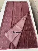 Soft organza saree with thread lines and sequence work MOS868 (13)