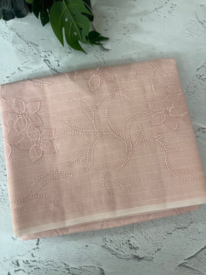 Premium NetKota Applique work saree  MSH198