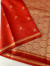 Soft Gachi silk saree with zari weaving MGH76