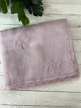 Tissue Organza saree with embroidery - MSH5509 PastelLavender