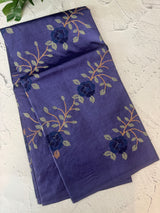 Pure desi tussar silk saree with embroidery- MTSS659