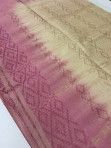 Bhagalpuri Soft blended tussar saree MS896 (2) Pink