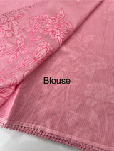 Soft kota silk saree with applique work MS15017