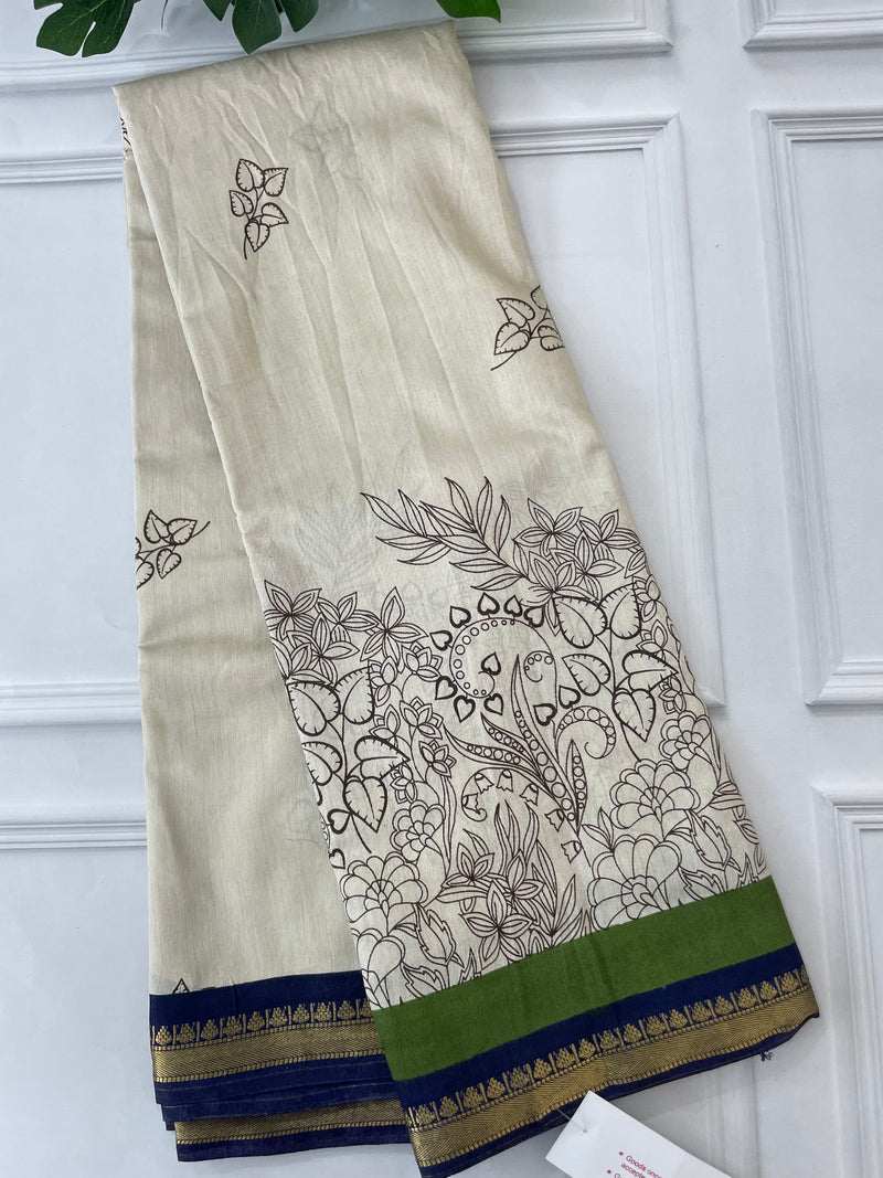 Semi chanderi saree  BSIMRHN