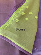 Pure Mul chanderi saree with hand chikankari work - MSM511 (13)