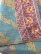 Jamdani silk Cotton Saree with thread work  MSJ790