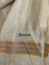 Jamdani silk Cotton Saree with thread work MSJ790