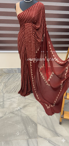 Pure Georgette saree MGS765