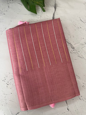 Semi silk saree with zari weaving  MSG6161 DustyOnion