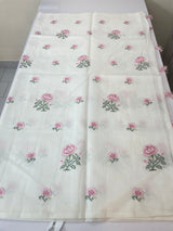 Silky kota embroidery saree MSK654