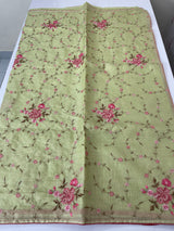 Silky kota embroidery saree MSK4356