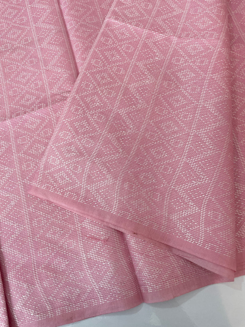 Bhagalpuri Semi tussar saree MS871 - Pink