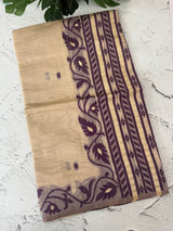 Jamdani silk Cotton Saree with thread weaving MSJ788