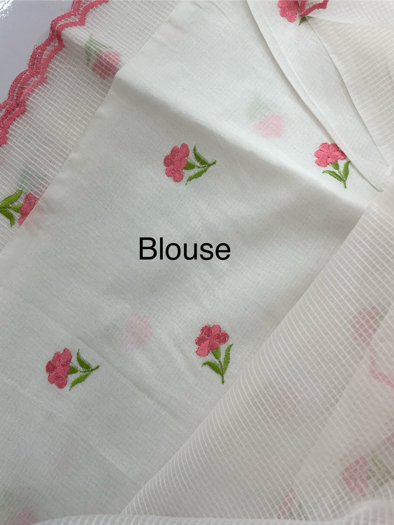 NetkKota saree with embroidery MS6868