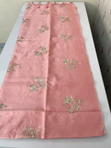 Tussar finish soft silk saree with thread embroidery MTS568 PeachPink