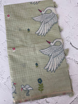 Jamdani silk Cotton Saree with thread work  MSJ790