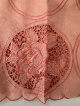 Tussar chanderi cutwork saree MSTC121 PeachPink