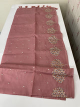 Blended Kosa tussar silk with contrast blouse - MKD533
