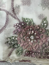 Handworked chiffon Organza saree MCS4534