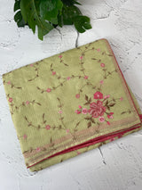 Silky kota embroidery saree MSK4356