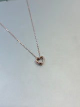 Elara 92.5 RoseGold Necklace EL265