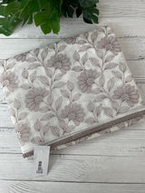 Kota cotton embriodery saree MS1490- White & DuskyMauve